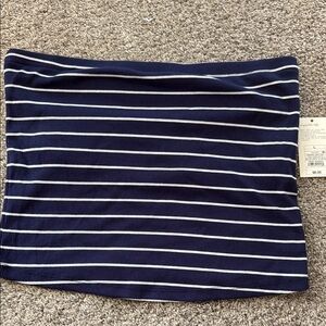 a new day Navy and White Striped Tube Top - Women